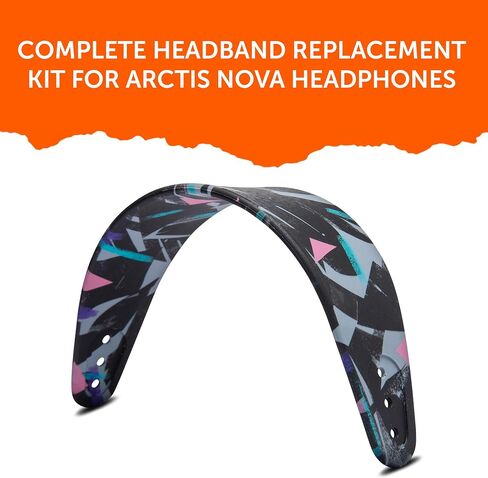 WC Mod Kit Nova Pro Wireless & Nova Elite - Cooling Gel Earpads, Silicone Headband, & Magnetic Plates for SteelSeries Arctis Nova Pro Wireless & Nova Elite by Wicked Cushions | Black Camo in Saudi Arabia