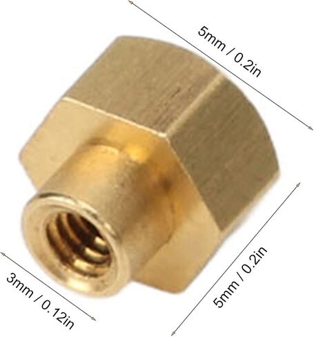 RC Nut, Brass 8Pcs Rust Resistant RC Tire Lock Nut for SCX24 (5mm) in Kuwait