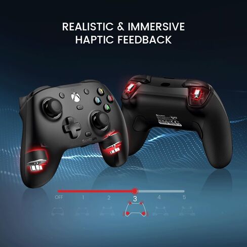 GameSir G7 HE Wired Xbox Controller, Officially Licensed Controller for Xbox Series X|S, Xbox One, Windows 10|11, PC, Video Game Controller with Hall Effect Sticks (Black) (Renewed) in Saudi Arabia