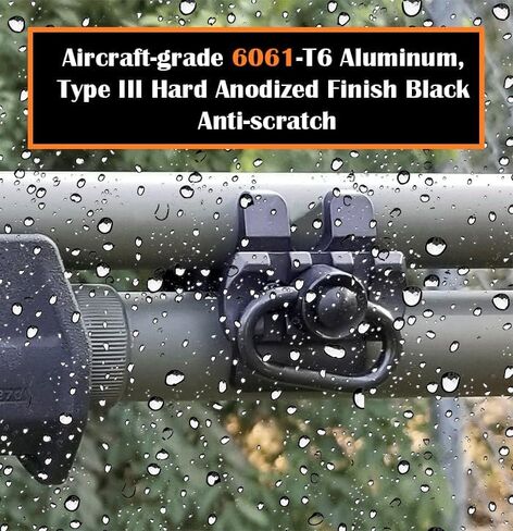 GOTCIAL Shotgun 12Ga Barrel Clamp W/Built-in QD Forward Sling Swivel Socket, 3-Slot Picatinny Rail Mount (1.25 in QD Sling Swivel and 2 PCS 4x6 mm Gasket Silicone Elastomer Included) in Saudi Arabia