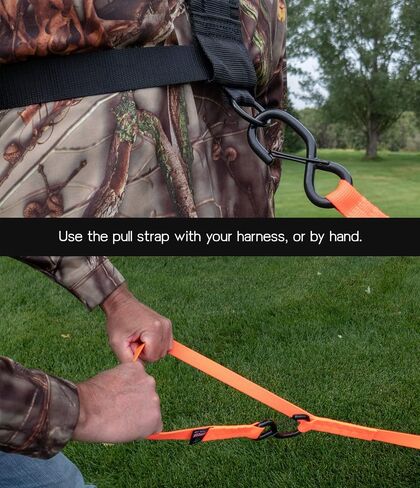 Minimalist Deer Drag Harness (Adult to 50" Girth) in Saudi Arabia