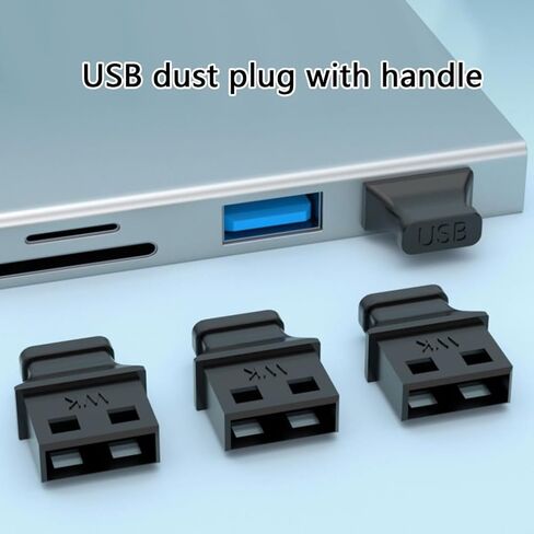 واقيات منافذ USB من السيليكون بمقبض مريح، وأغطية آمنة لمقاومة الغبار لأجهزة الكمبيوتر المحمول in Kuwait
