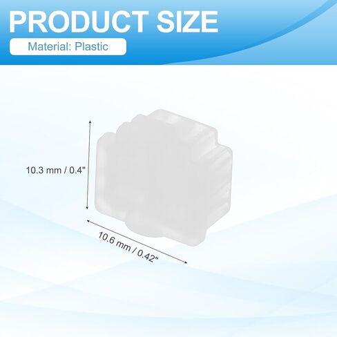 PATIKIL RJ11 Port Anti Port Anti Dust Cover Cap, 50pcs RJ11 Dustproof Plug Soft Silicone Protector for Computer Switch Router Network Interface Card, Clear in Saudi Arabia
