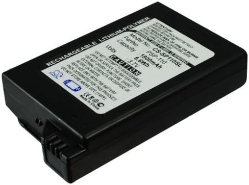 بطارية 1800 مللي أمبير/3.7 فولت متوافقة مع سوني PSP-1000، PSP-1000G1، PSP-1000G1W، PSP-1000K، PSP-1000KCW، PSP-1001، PSP-1004، PSP-1006، تناسب P/N: PSP-110 in Saudi Arabia
