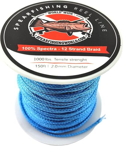 Speargun Reel or Shooting Line 2.0 mm - 100% Spectra - 1000 Lbs Tensile Strength in Saudi Arabia