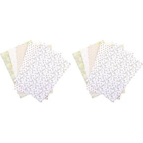 Toddmomy 5 Sheets Lovely Wall Decal Stickers, Dolls House Floor Paper Card Sticker, Dollhouse Floorboards Miniatures for Miniature House Living Room Bedroom in Kuwait