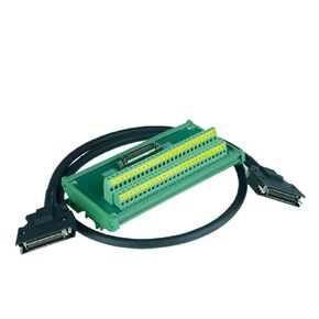 SCSI50 50pin Guide Rail Terminal Board CN1 ASD-BM-50A Use for A2/AB Servo Seriel V90 for Industry, Machinery, Robotics, Manufacturing, Etc(Pinboard Cable 1M) in Kuwait