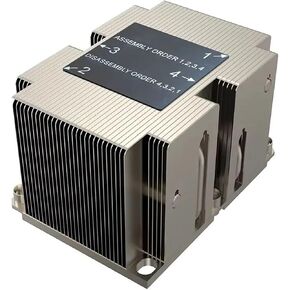 LGA3647-2U-R81 وحدة المعالجة المركزية برودة ل LGA 3647 ضيق نوع المبرد 2U بالوعة الحرارة 4 أنابيب الحرارة 205 واط النحاس النقي أسفل التبريد in Kuwait