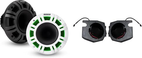 مكبرات صوت بحرية من Kicker 48KMXL65 مقاس 6.5 بوصة وسماعات أمامية مقاس 6.5 بوصات متوافقة مع Polaris RZR 2014-2023 in Saudi Arabia