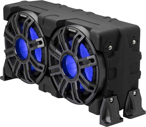 مكونات KICKER Marine 51MSS8 Premium مقاس 8 بوصات وعلبة محملة مقاس 10 بوصات و51MWLE104، وترقية الصوت البحري بتقنية LED in Saudi Arabia