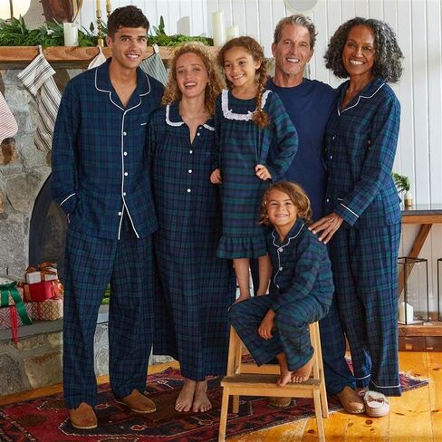 Lanz of Salzburg Sleepwear for Women Classic Long Sleeve Open Neck Soft Flannel Pajama Nightgown in Kuwait