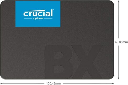 Crucial BX500 240GB 3D NAND SATA 2.5 بوصة SSD داخلي، حتى 540 ميجابايت/ثانية - CT240BX500SSD1، محرك أقراص الحالة الصلبة (متجدد) in Saudi Arabia