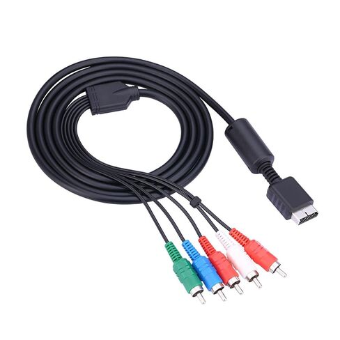 كابل صوت Ps2 Ps3، كابل مكون Ps2 إلى Hdmi متوافق مع Ps3 Slim HDTV Edtv عالي الوضوح 480p متوافق مع 5 أسلاك Av متعددة الإخراج لمكونات الفيديو in Kuwait
