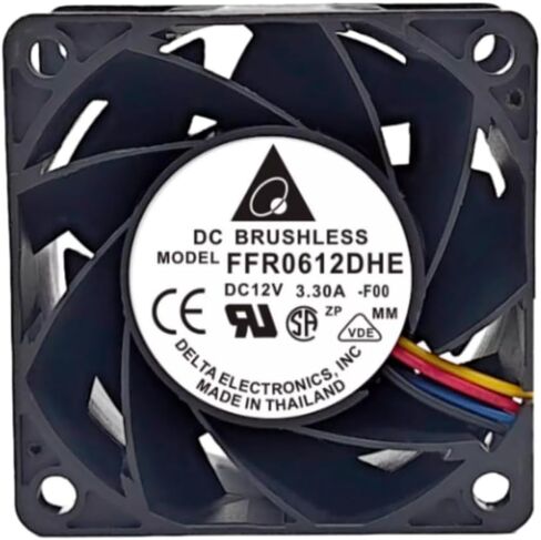 FFR0612DHE Fan 6CM for 12V 3.30A 6038 60X60X38MM 4-Wire Cooling Fan in Saudi Arabia