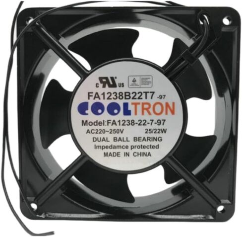 FA1238-22-7-97 Fan 12CM for 220/240V 25/22W 12038 120X120X38MM 2-Wire Cooling Fan in Saudi Arabia