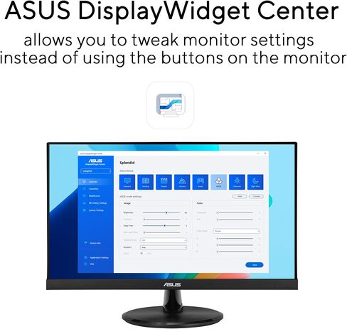 شاشة ASUS مقاس 22 بوصة بدقة 1080 بكسل (VP227HF) - (قابلة للعرض مقاس 21.45 بوصة)، بدقة Full HD، و99% sRGB، بدون إطار، و100 هرتز، ومزامنة متكيفة، و1 مللي ثانية، وHDMI، وإضاءة زرقاء منخفضة، وخالية من الوميض، وقابلة للتركيب على الحائط وفقًا لمعايير VESA، وضما in Saudi Arabia
