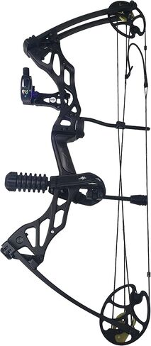 Southland Archery Supply SAS 5-Pin .029 الألياف البصرية القوس البصر مع ضوء البصر LED (أسود) in Saudi Arabia