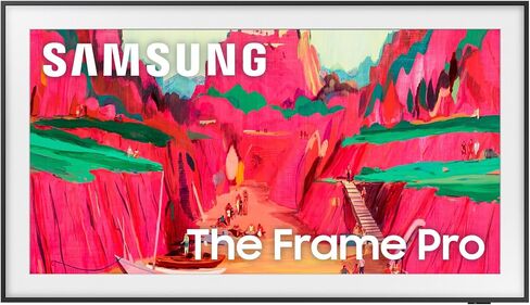 Samsung QN75LS03FWFXZA 75 Inch The Frame Wireless 4K Neo QLED TV with a HW-B750F B Series Soundbar 5.1 Ch and Subwoofer (2025) in Saudi Arabia