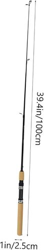 POPETPOP Ice Fishing Pole Adjustable Shrimp Lure Rod Lightweight Durable Outdoor Fishing Accessory with Entanglement Line for Efficient Casting in Saudi Arabia