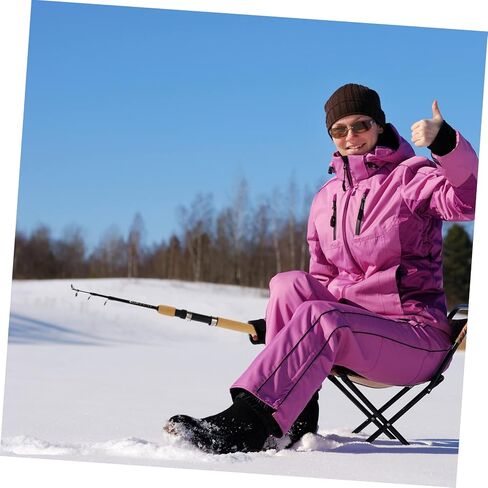 POPETPOP Ice Fishing Pole Adjustable Shrimp Lure Rod Lightweight Durable Outdoor Fishing Accessory with Entanglement Line for Efficient Casting in Saudi Arabia