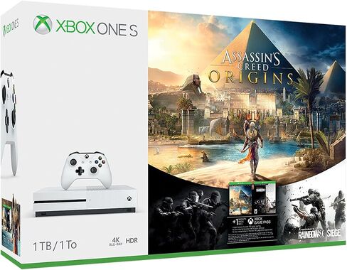 Xbox One S 1TB Console - Assassin's Creed Origins Bonus Bundle in Saudi Arabia