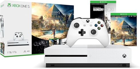 Xbox One S 1TB Console - Assassin's Creed Origins Bonus Bundle in Saudi Arabia