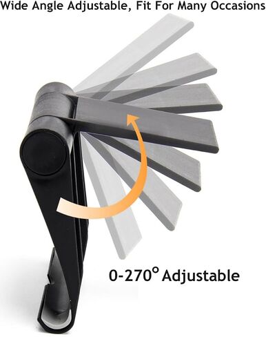 Adjustable Foldable Cell Phone Stand for Desk, Compatible with Most Smartphones and Tablets, Anti-Slip Rubber Base for Stability in Kuwait