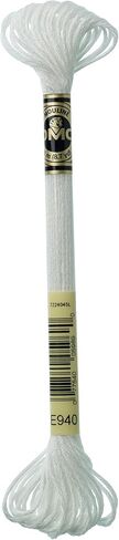 DMC 317W-E940 Light Effects Polyster Embroidery Floss, 8.7-Yard, Glow-in-The-Dark in Saudi Arabia