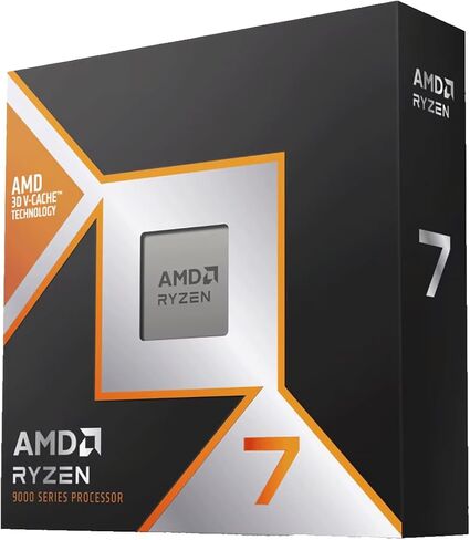 AMD CPU Ryzen 7 9800X3D, without Cooler AM5, 4.7 GHz, 8 Core/16 Thread, 104 MB, 120W, Authorized Dealer, 100-100001084WOF/EW-1Y in Kuwait
