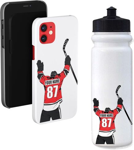3 Pack HEDMAN Hockey Stickers | Laminated Labels For Your Water Bottle, Laptop or Phone | Hockey Gift Decals that last and won't peel off in Saudi Arabia
