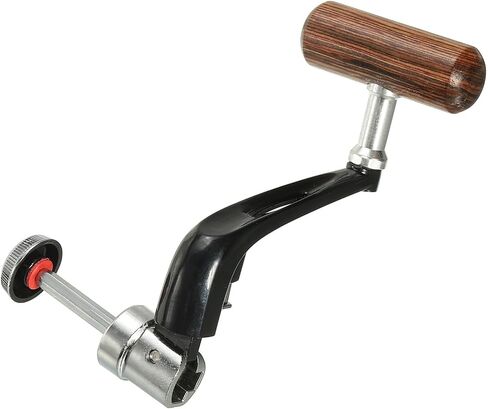 Generic Fishing Reel Handle Replacement Part, Metal Crank Rock Arm Rotary Knob Plastic Grip, Fit 5000/7000 Series Reel (130mm) in Saudi Arabia