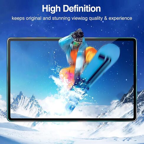 واقي شاشة ProCase مكون من قطعتين لجهاز Galaxy Tab S10 Plus 2024/Tab S9 FE Plus/S9 Plus/S8 Plus/S7 FE/S7 Plus 12.4 بوصة 2023، واقي غشاء شفاف عالي الدقة من الزجاج المقوى للكمبيوتر اللوحي SM-X820/X610/X810/X800/T730/T970 in Kuwait