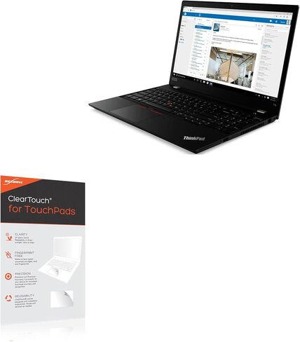 واقي لوحة اللمس BoxWave متوافق مع Lenovo ThinkPad T15 (15 بوصة) - ClearTouch للوحة اللمس (عبوة من قطعتين)، غلاف واقي للوسادة in Saudi Arabia