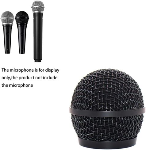 شبكة ميكروفون بديلة من قطعتين لرأس الكرة لميكروفون Shure PG48 PG58 PGX2 BLX288 PG288 PGX24 in Kuwait