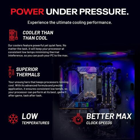 كمبيوتر Skytech Gaming Storm للألعاب، AMD Ryzen 5 5500 3.6 جيجا هرتز، AMD RX 6500XT 8 جيجا، 1 تيرابايت NVMe SSD، 32 جيجا DDR4 RAM 3200، 650 وات Gold PSU، Wi-Fi، Win 11، سطح المكتب in Saudi Arabia