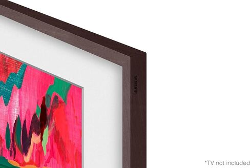 Samsung 65" The Frame Customizable Bezel 2021–2025, Modern Brown Magnetic Frame Trim Kit for 65-Inch QLED Art TV, Easy Snap-On Gallery Style Wall-Mount Living Room Home Decor, With Cloth in Saudi Arabia