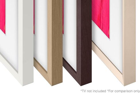 Samsung 65" The Frame Customizable Bezel 2021–2025, Modern Brown Magnetic Frame Trim Kit for 65-Inch QLED Art TV, Easy Snap-On Gallery Style Wall-Mount Living Room Home Decor, With Cloth in Saudi Arabia