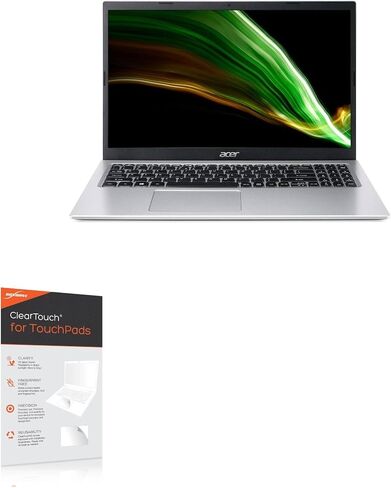 واقي لوحة اللمس BoxWave متوافق مع Acer Aspire 3 (A315-58) - ClearTouch للوحة اللمس (عبوة من قطعتين)، غلاف واقي للوسادة in Saudi Arabia