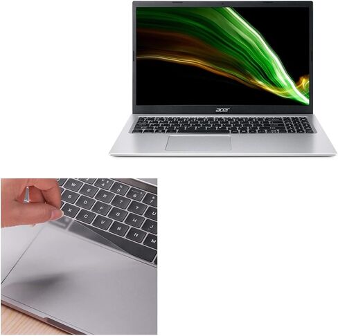 واقي لوحة اللمس BoxWave متوافق مع Acer Aspire 3 (A315-58) - ClearTouch للوحة اللمس (عبوة من قطعتين)، غلاف واقي للوسادة in Saudi Arabia