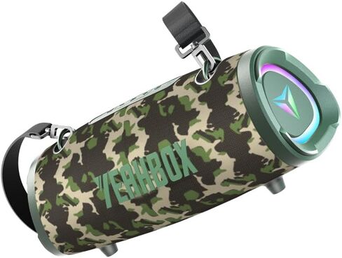 120W Max Portable Speaker - Exceptional Sound Quality with Deep Bass, Exclusive Acoustic Design, Ideal for Indoor & Outdoor Use, Bluetooth, AUX & USB Connectivity (Black) in Saudi Arabia