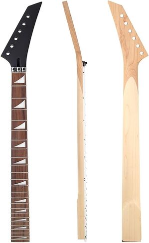 Electric Guitar Neck 24 Fret 25.5 Inch Maple Fingerboard Locking Nut Replacement for Jackson Style in Saudi Arabia