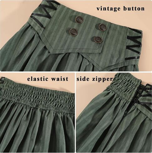 NSPSTT Victorian Dress for Women Renaissance Costume Medieval Outfit Maxi Skirts Blouse 2 pcs Set in Saudi Arabia