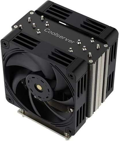 LGA1700-R25 4U مبرد 6 أنابيب حرارية لـ LGA 1700 بالوعة الحرارة 300 وات مشعاع مزدوج مروحة تبريد LGA1700 in Saudi Arabia