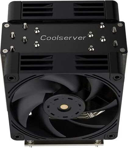 LGA1700-R25 4U مبرد 6 أنابيب حرارية لـ LGA 1700 بالوعة الحرارة 300 وات مشعاع مزدوج مروحة تبريد LGA1700 in Saudi Arabia