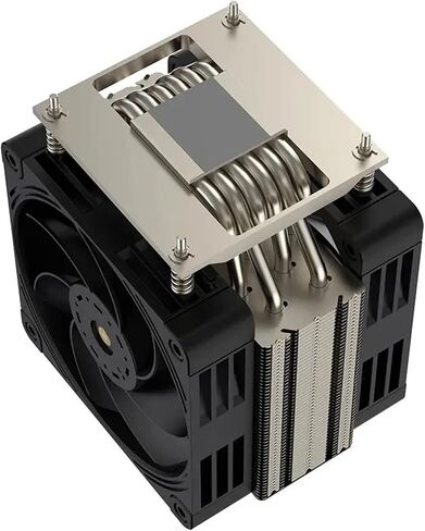 LGA1700-R25 4U مبرد 6 أنابيب حرارية لـ LGA 1700 بالوعة الحرارة 300 وات مشعاع مزدوج مروحة تبريد LGA1700 in Saudi Arabia