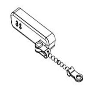 موليكس/والدوم، 173112-0110، غطاء غبار بلاستيكي FCT مقاس 3 أنثى D-sub أحمر مع سلسلة ومشبك 75.00 مم (100 قطعة/منتجات) in Kuwait