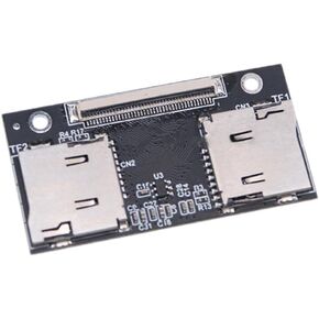 بطاقة محول TF بطاقة TF مزدوجة إلى بطاقة اتصال ZIF مضادة للتداخل مناسبة لأجهزة الكمبيوتر وأجهزة الألعاب in Kuwait
