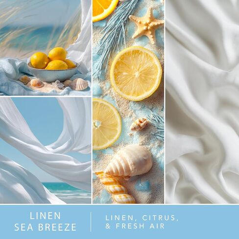 Scentsationals Fragrance Oil Plug In Air Freshener Refills 3-Pack - Linen Sea Breeze - Compatible with ScentSationals & Fusion Diffusers, Long-Lasting Home Fragrance, 0.8 fl oz Each in Saudi Arabia