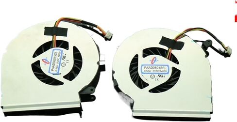 مروحة PAAD06015SL DC5V 0.55A 3Pin لـ GE62 GE72 PE60 PE70 GL62 GE62MVR GE72MVR 7RG MS-16JC 16J9 MS-179C CPU GPU مروحة تبريد (مروحة GPU 4Pin) in Saudi Arabia
