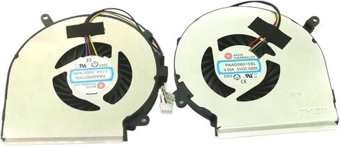 مروحة PAAD06015SL DC5V 0.55A 3Pin لـ GE62 GE72 PE60 PE70 GL62 GE62MVR GE72MVR 7RG MS-16JC 16J9 MS-179C CPU GPU مروحة تبريد (مروحة GPU 4Pin) in Saudi Arabia